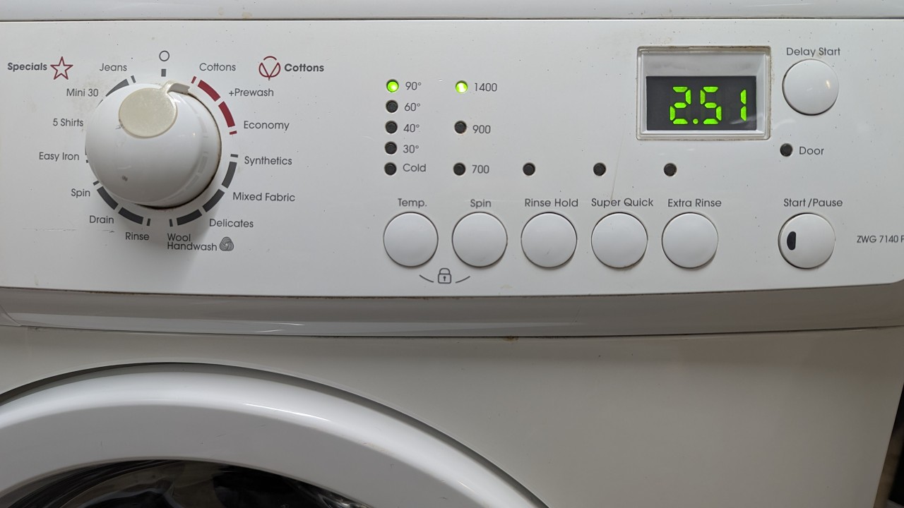 zanussi ZWG7140P - cotton 90