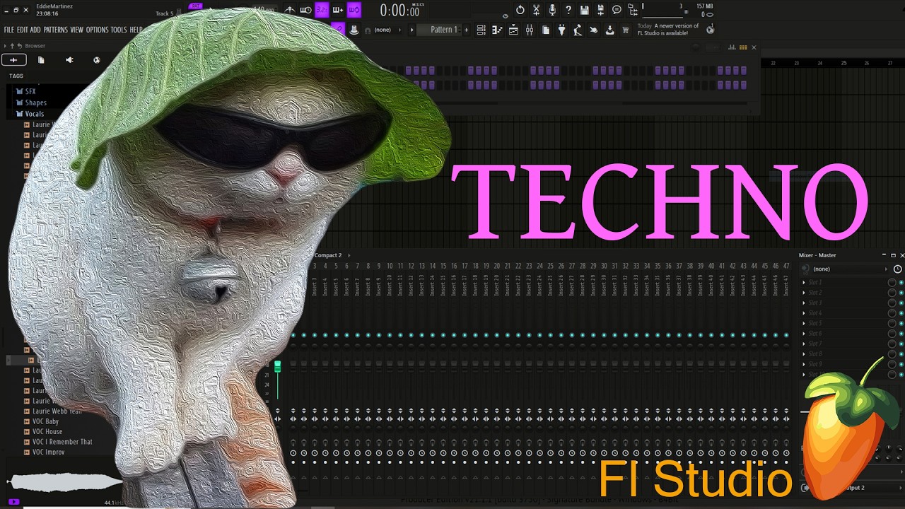 Late night Techno from scratch