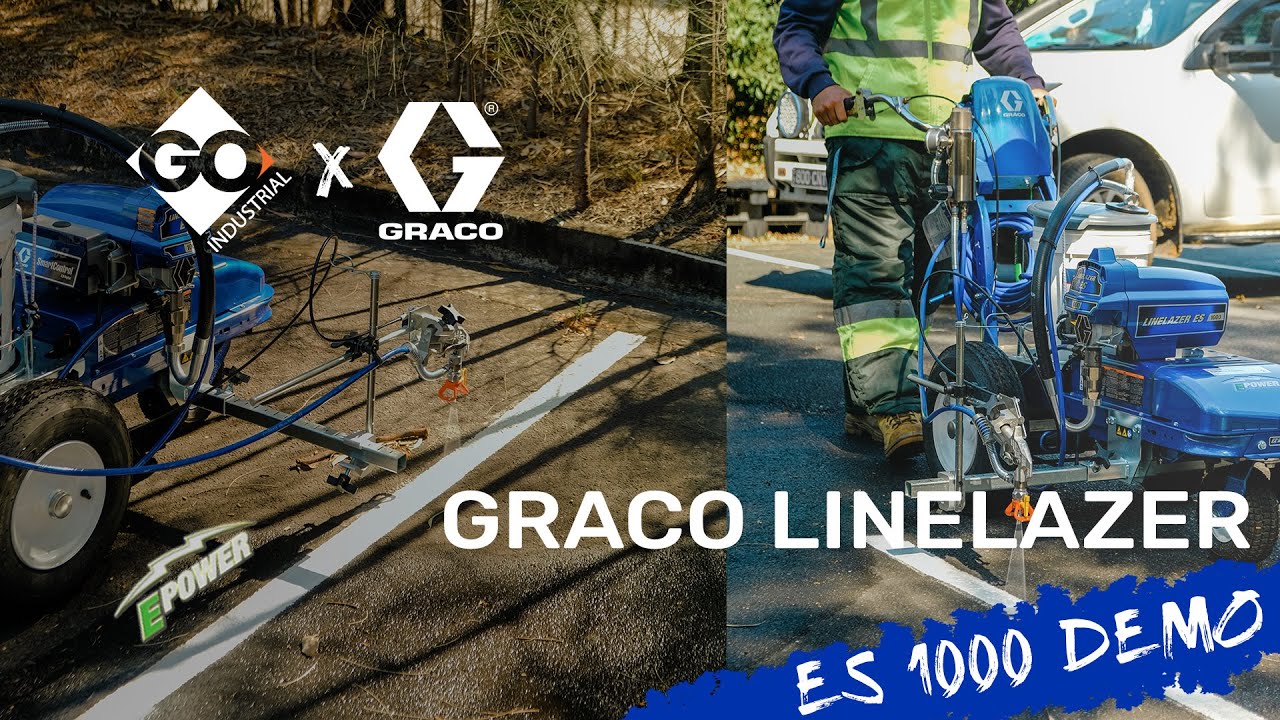Разметка электрическим маркером | Graco LineLazer ES 1000