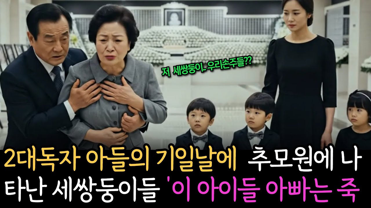 2대 독자아들의 기일날, 추모원에 나타난 세 쌍둥이들을 보고 병원재단이사장 할아버지는 깜짝 놀라는데... | 감동사연 | 오디오북 | 노후사연 | 인생드라마 |