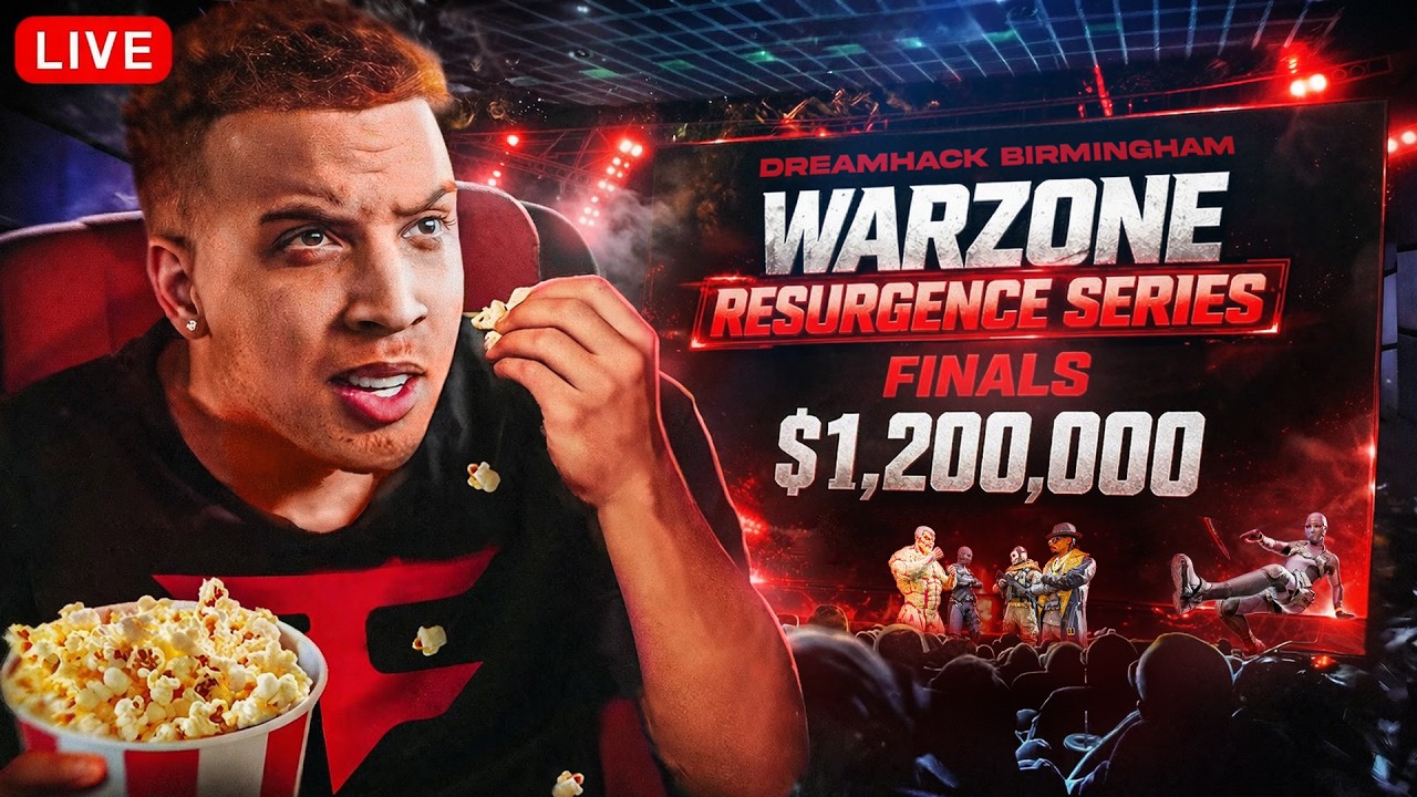 🔴 LIVE - ☢️ $1,200,000 RESURGENCE SERIES LAN *FINALS* ☢️ TEAM FAZE NUKE SQUAD