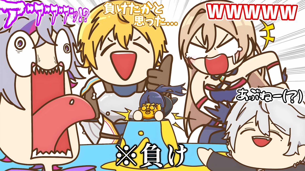 【手描き】自由すぎる英吸不滅に一生笑ってるフレン【にじさんじ】【AQF】