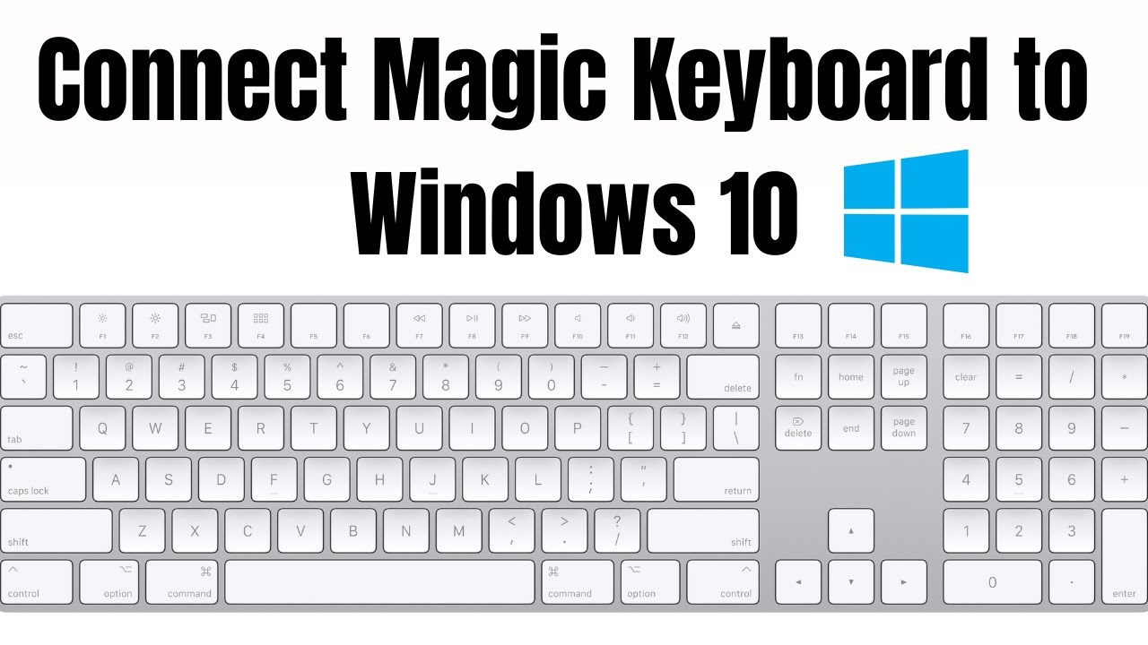 Comment connecter un clavier Magic Keyboard/Apple Keyboard &agrave; Windows 10 et Windows 11 (2021)&nbsp;? Tu...
