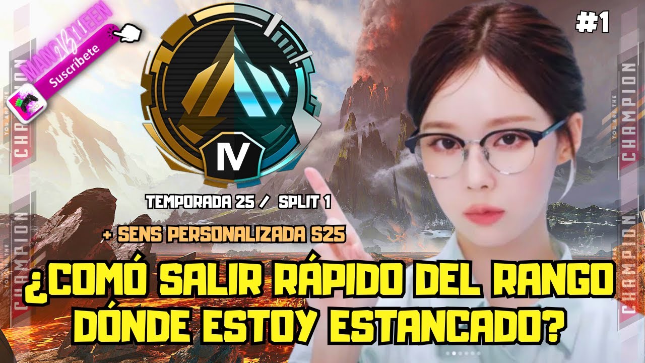 SENS PERSONALIZADA  + ¿CÓMO SALIR RÁPIDO DEL RANGO DÓNDE ESTOY ESTANCAD@? #apexranked  #T25 #Split1