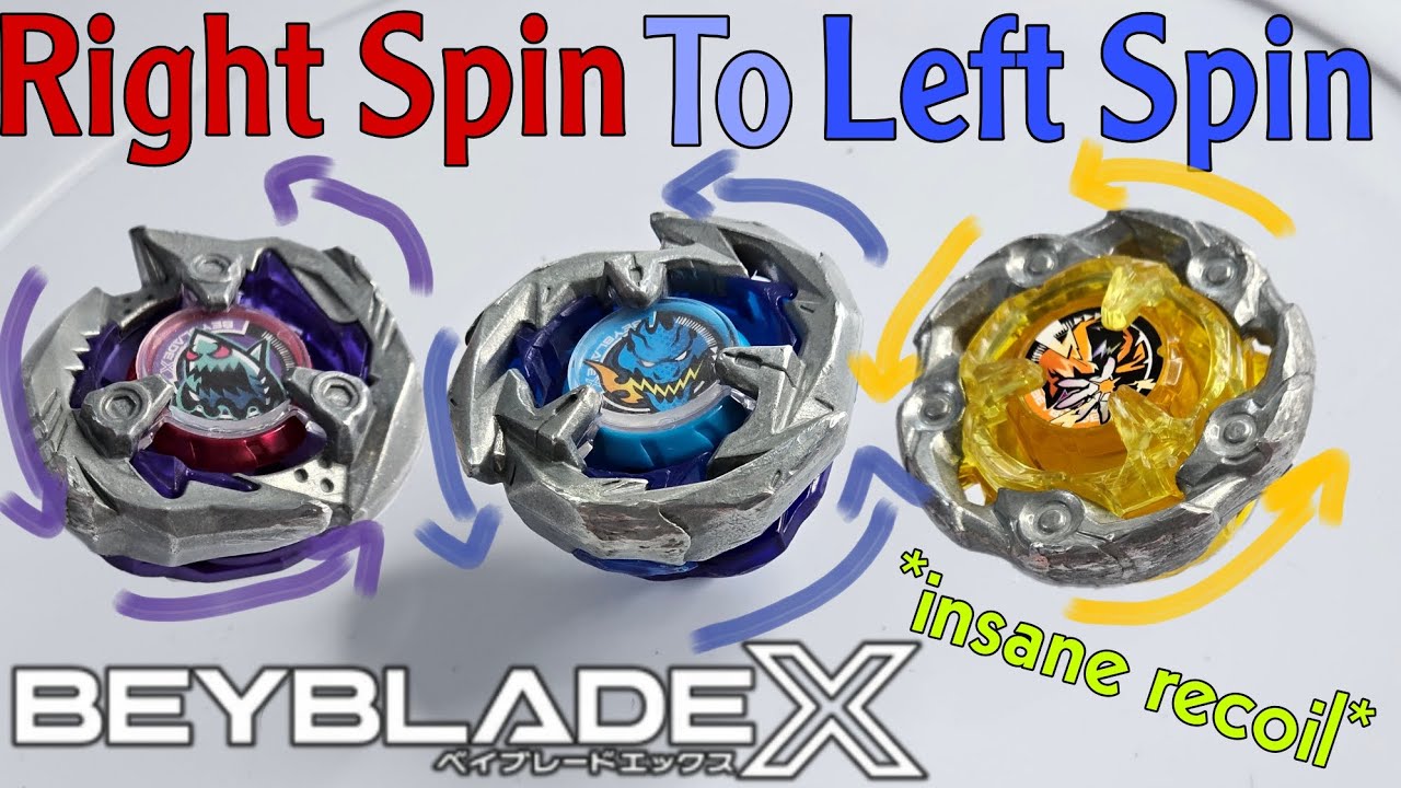 *INSANE RECOIL* Making Right Spin X Beys Spin Left! Beyblade X Mod