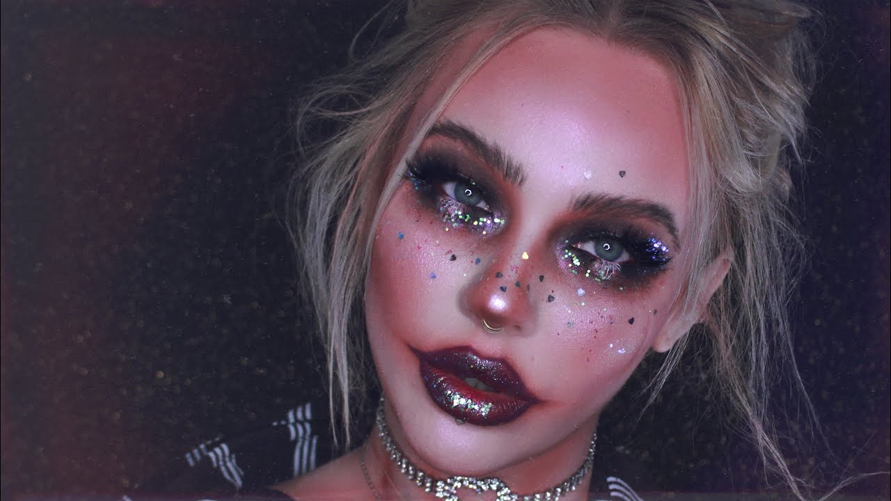 anti-valentines makeup tutorial / smokey glitter eye / classical music - no chit chat