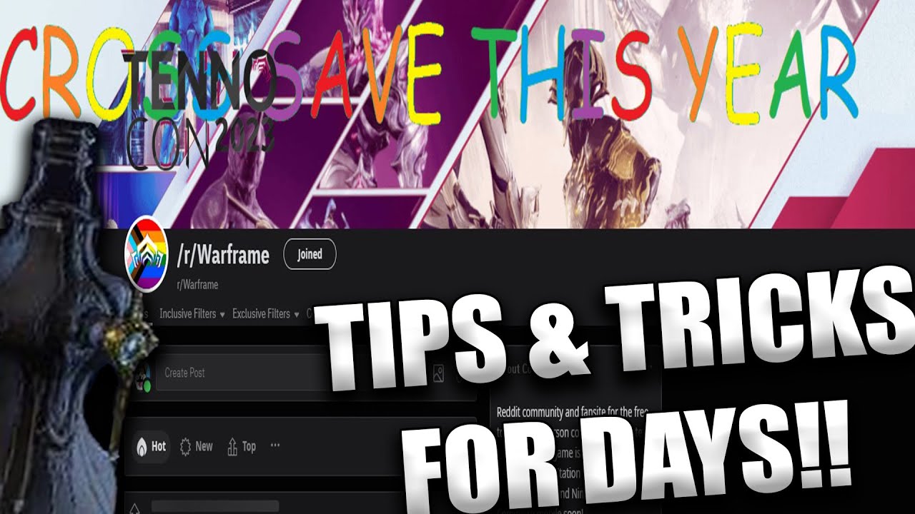 Warframe Tips & Tricks For Days! Warframe Reddit Review!