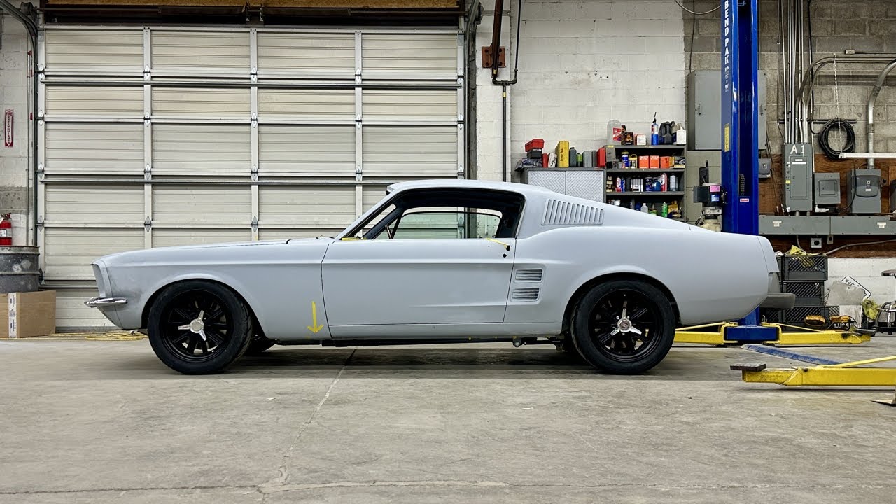 First Look: New Wheels & Tires on the 1967 Mustang Fastback Project!
