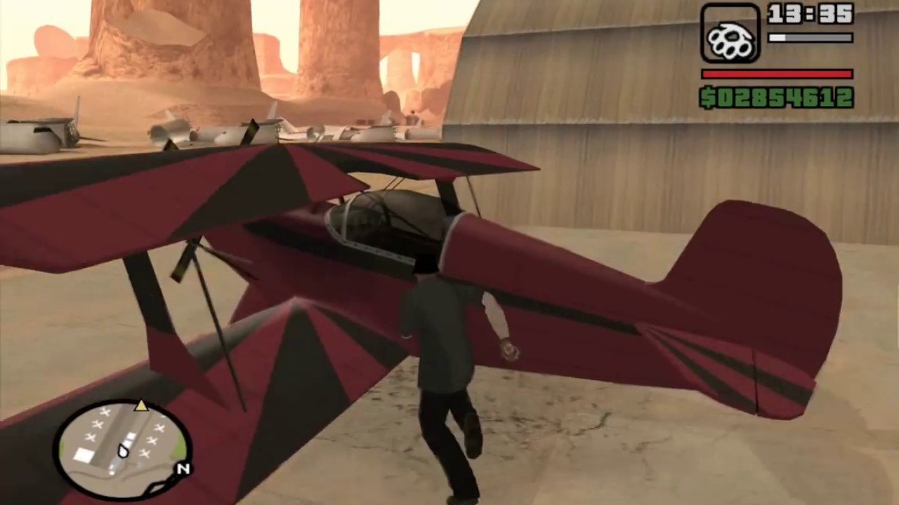 Black Project (Airstrip Mission #4) - GTA San Andreas - How to get rid of the Jetpack