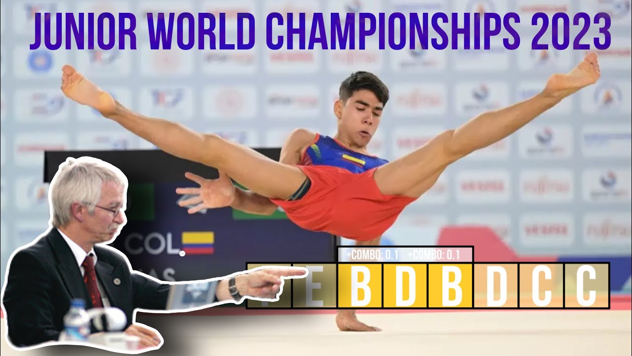Angel Barajas - D-score deduction (F/X Junior World Champion)