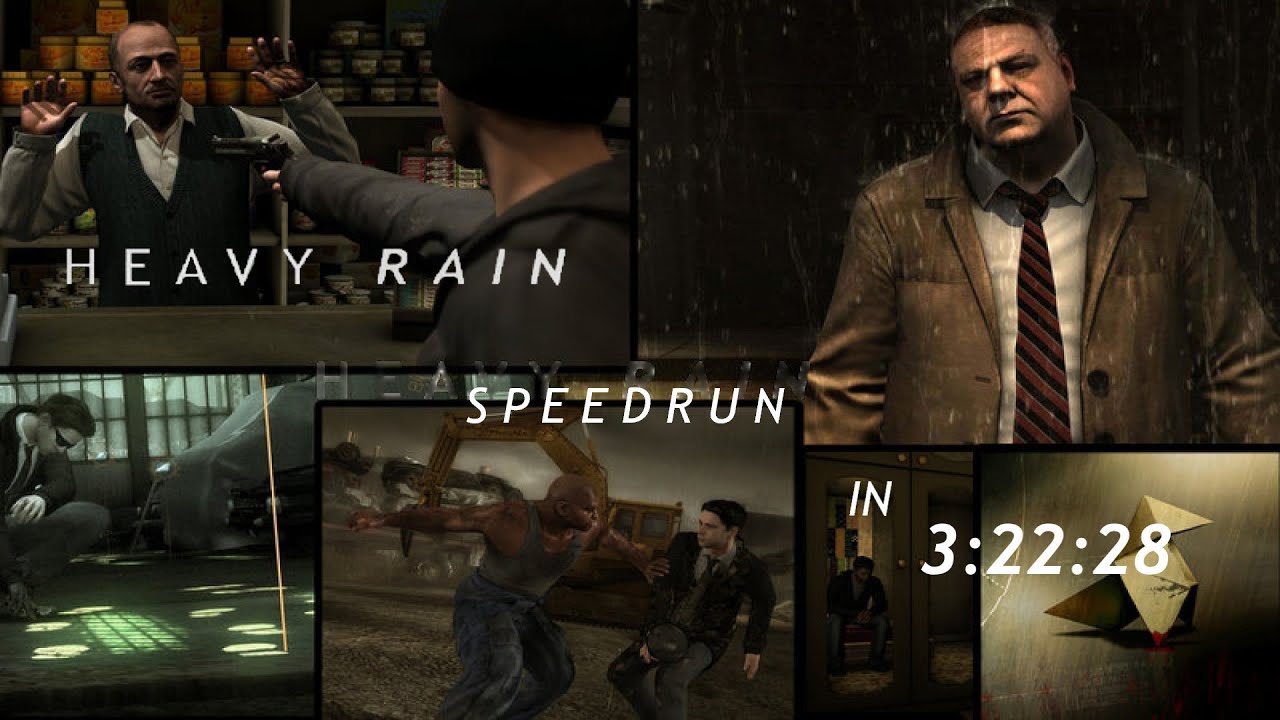 Heavy Rain Speedun in 3:22:28 RTA