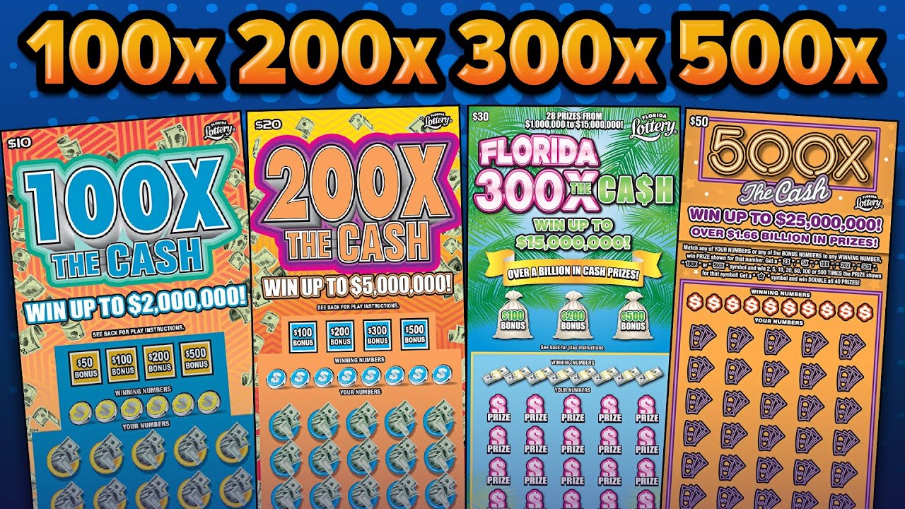Profit On $500 In Multiplier Scratch Offs! 100X To 500X Tickets!