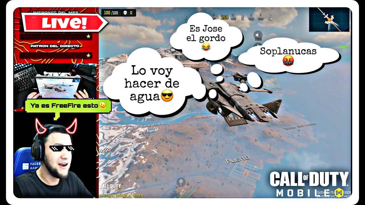 JOSE COVARRUBIAS TOXICO vs  TOXICOS😈ENCIENDE el MICRÓFONO y LE DICEN de TODO😂🤢 | COD MOBILE |