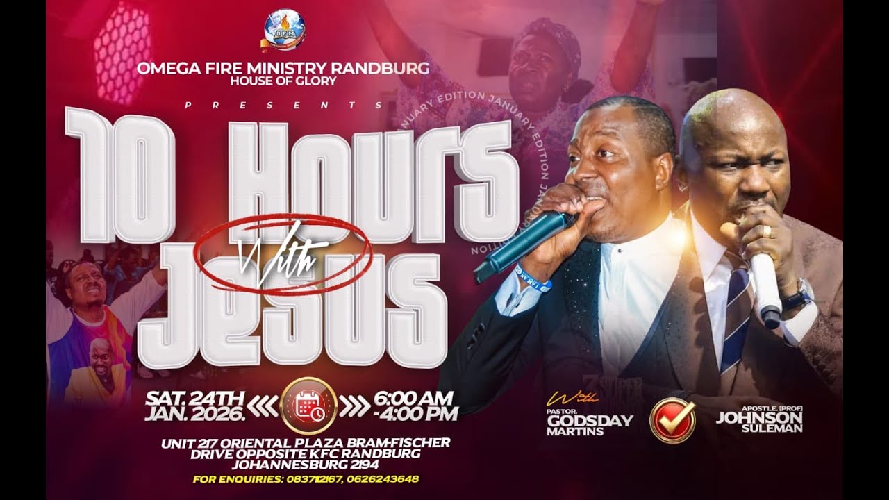 10 HOURS WITH JESUS || JANUARY EDITION 2026 WITH PASTOR MARTINS AND ESTHER GODSDAY