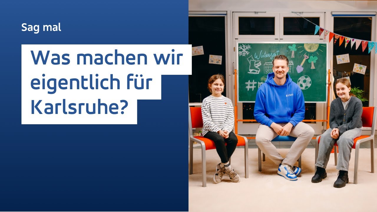 Wie erklärt man Kindern, was die Stadtwerke Karlsruhe alles tun?