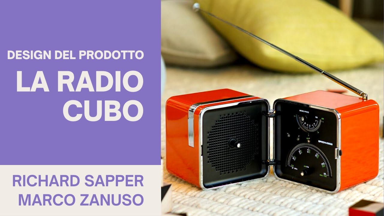 La Radio Cubo di Brionvega progettata da Marco Zanuso e Richard Sapper | Design del prodotto