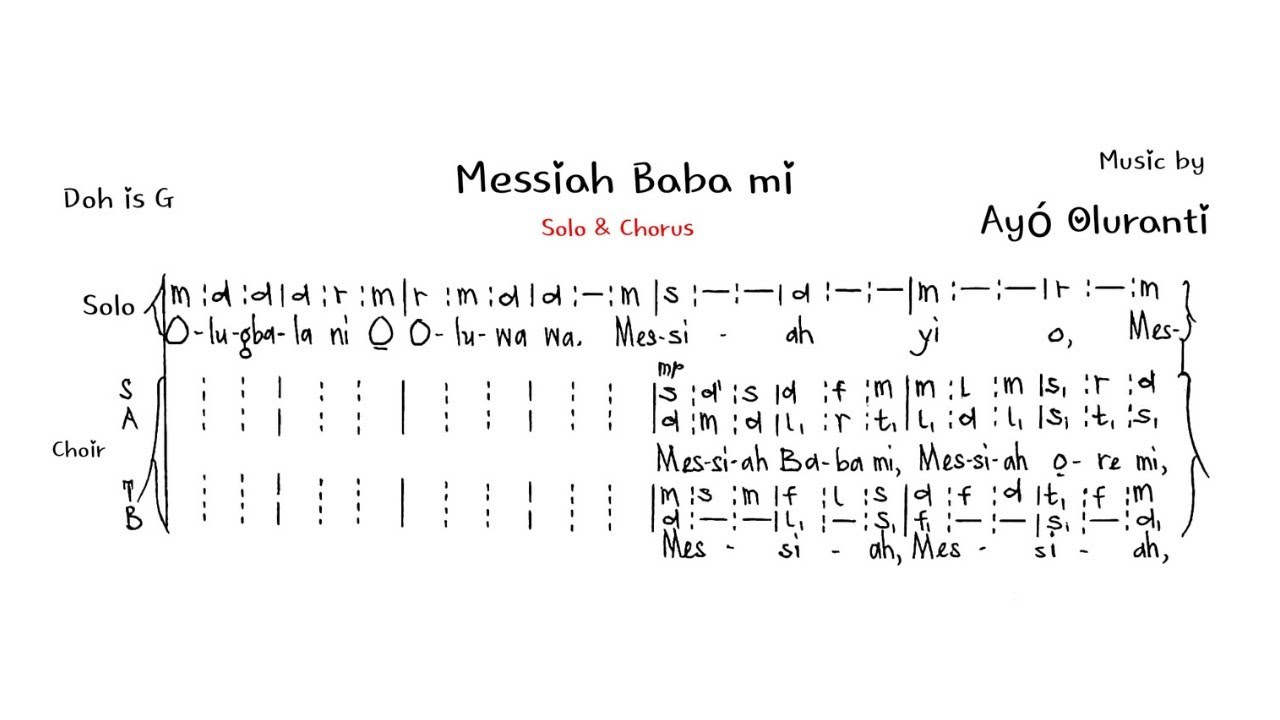 Messiah Baba mi | Ayo Oluranti