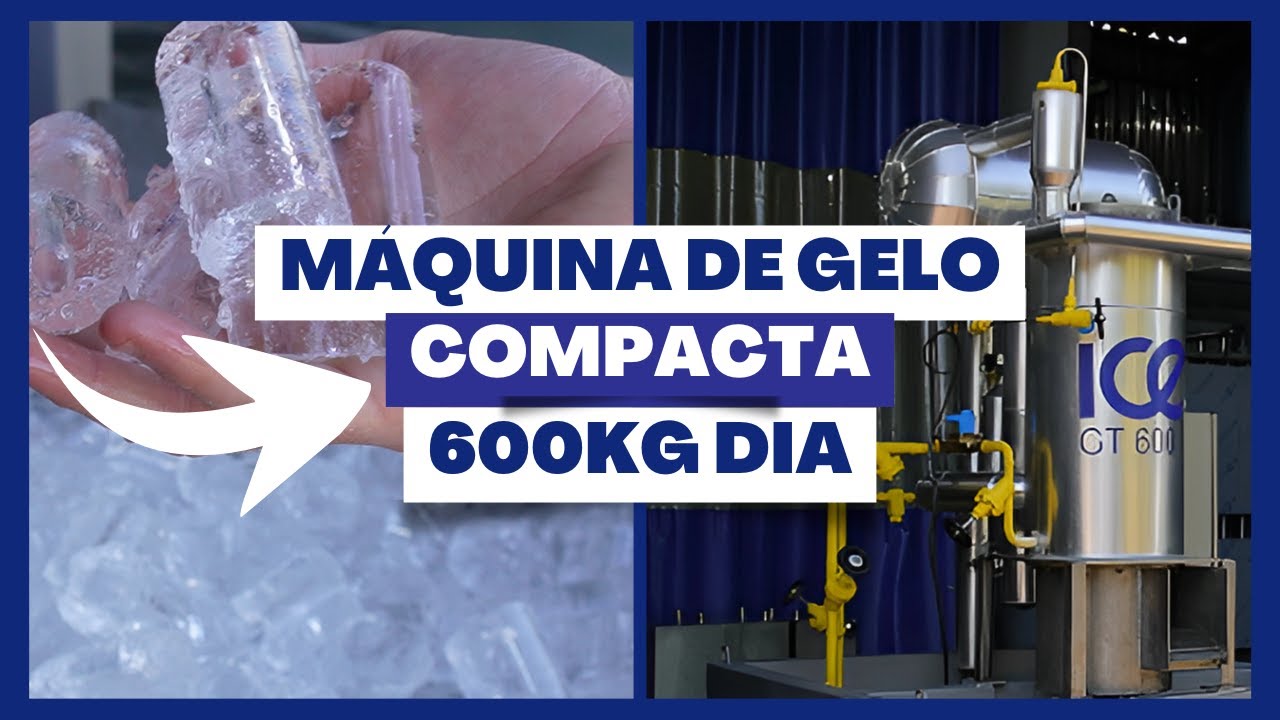 Máquina de Gelo Tubo 600kg: Produção Real, Baixo Consumo e Lucro Garantido | Ice Generation