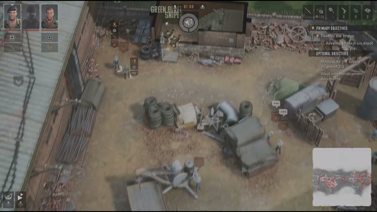 Commandos: double movement