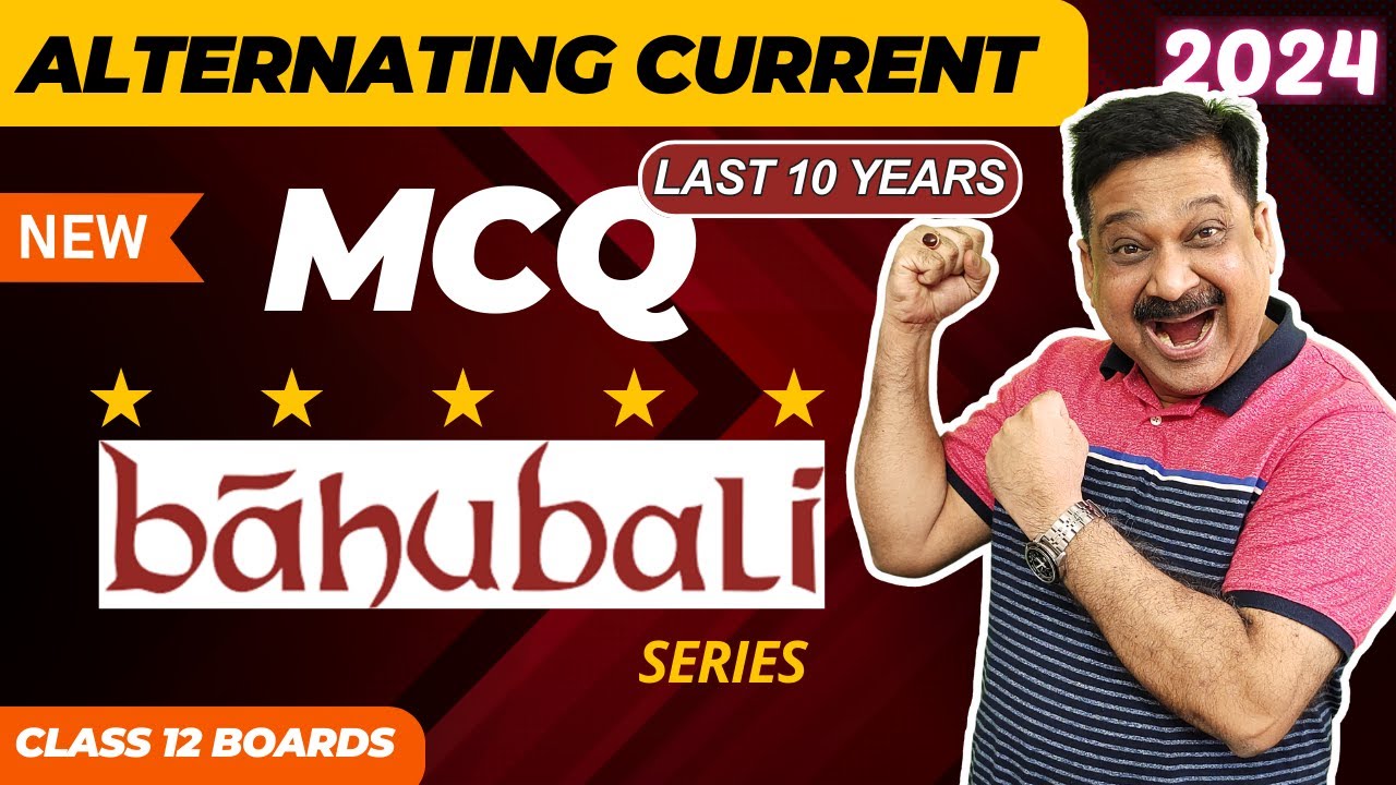 💥ALTERNATING CURRENT💥MCQ BAHUBALI Series💥Class 12 Physics👉Subscribe  @ArvindAcademy