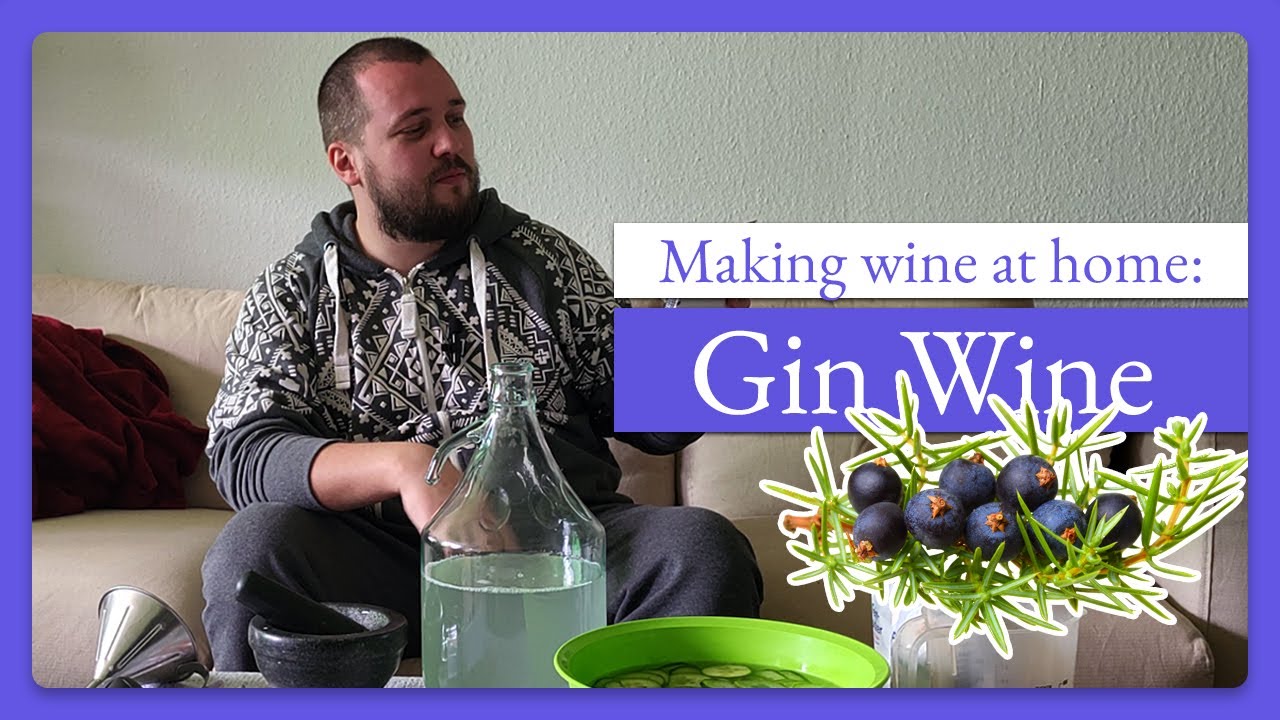 Making gin wine at home from juniper berries (Part 1)