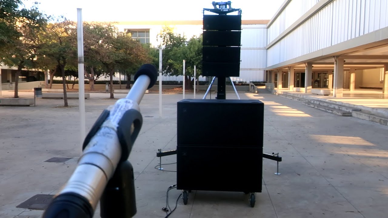 ALINEACIÓN EN TIEMPO Y FASE DE SUBGRAVES ESTACADOS Y LINE ARRAY VOLADO CON UN PROCESADOR - SMAART 41