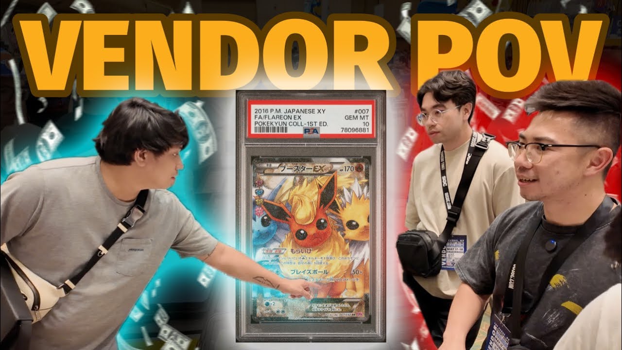 I FLIPPED this CARD and I made MORE? | Vendor POV