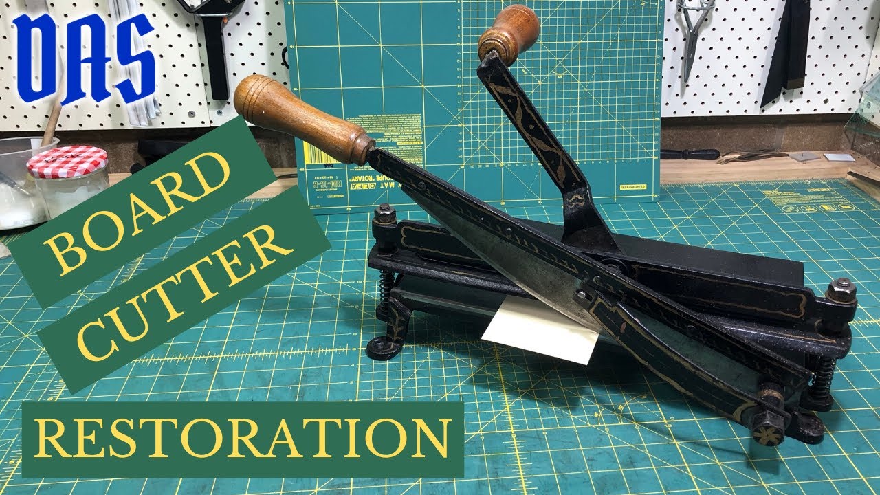 Small Board Cutter Restoration // Adventures in Bookbinding