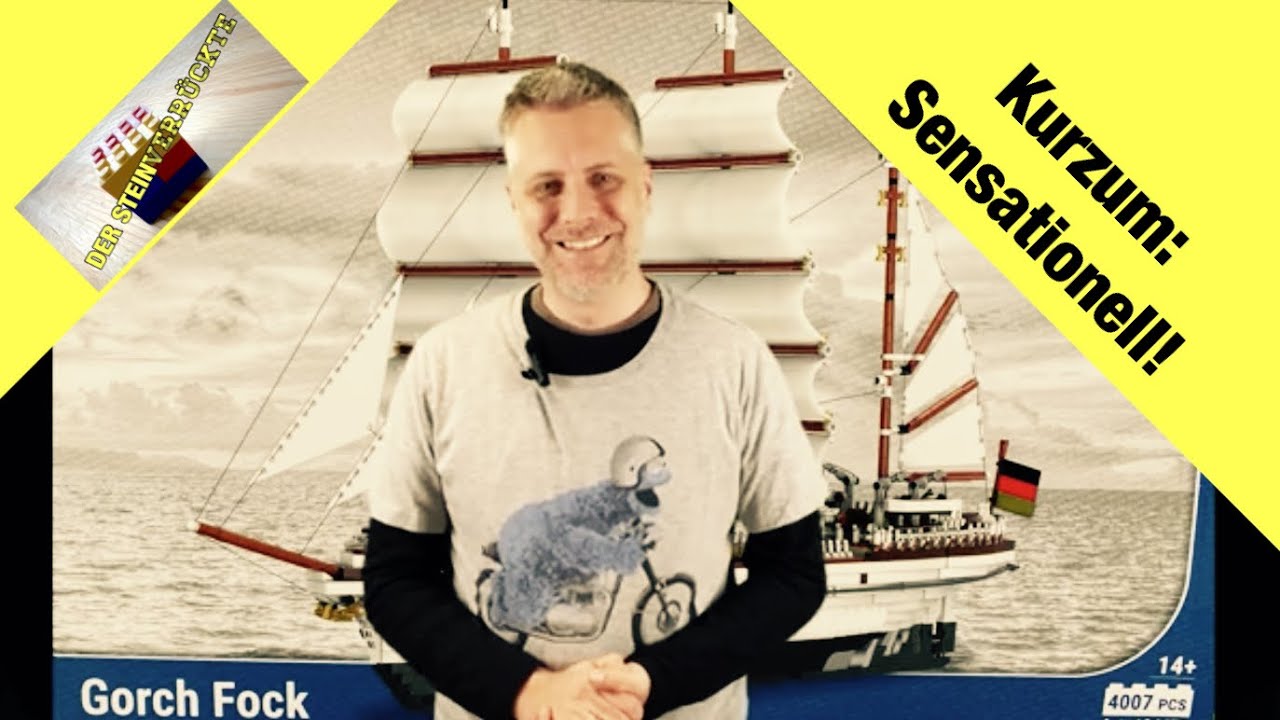 Der Wahnsinn! BlueBrixx 104471 Gorch Fock