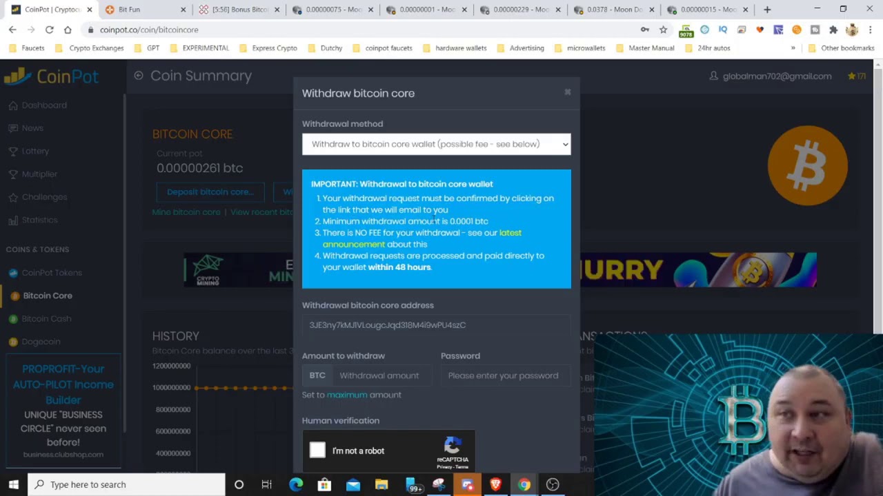 Coinpot Beginner version