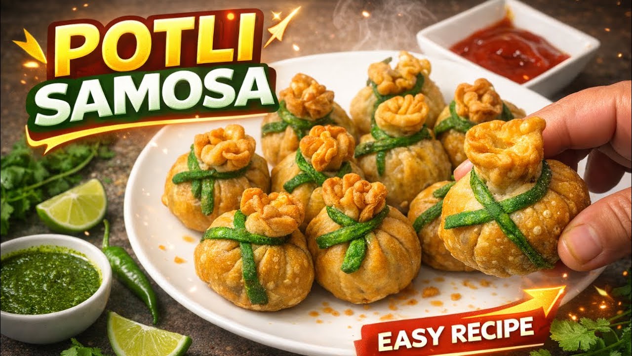 Ramadan Special Potli Samosa Recipe |Ifftar Special samosa |Aloo k samosy |Samsa Recipe 