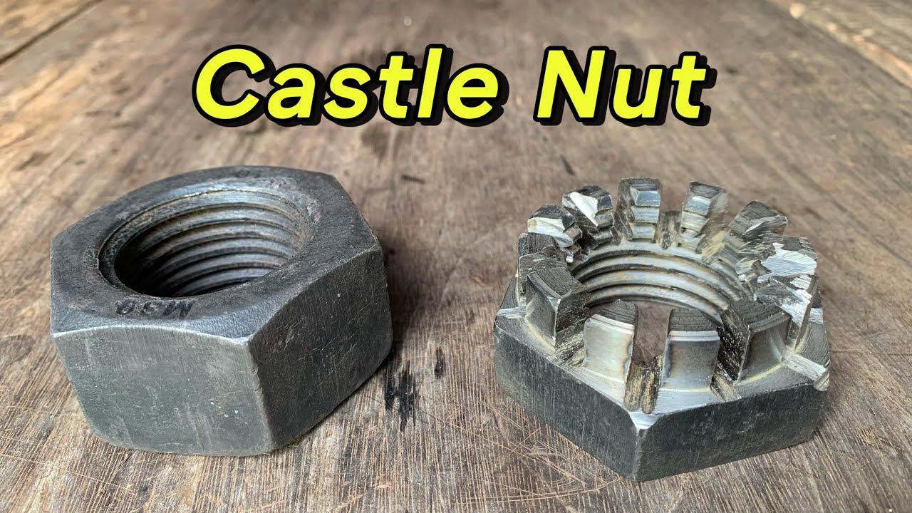 DIY Axle Castle Nut from a Regular Nut in 5 Minutes