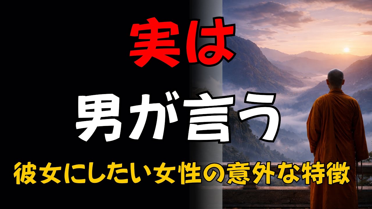 【男の本音】なぜか男が手放したくなくなる女性の共通点とは？『仏教的な視点』