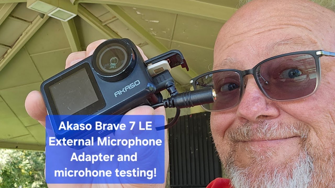 Akaso Brave 7 LE External Microphone and Microphone Testing