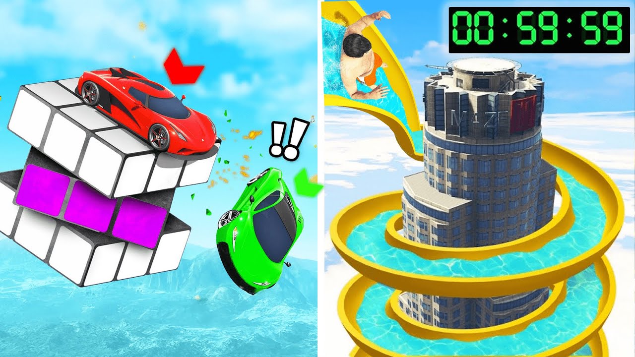 60 Minuten Lang De Leukste *Mini Games* in GTA 5 (Modded)