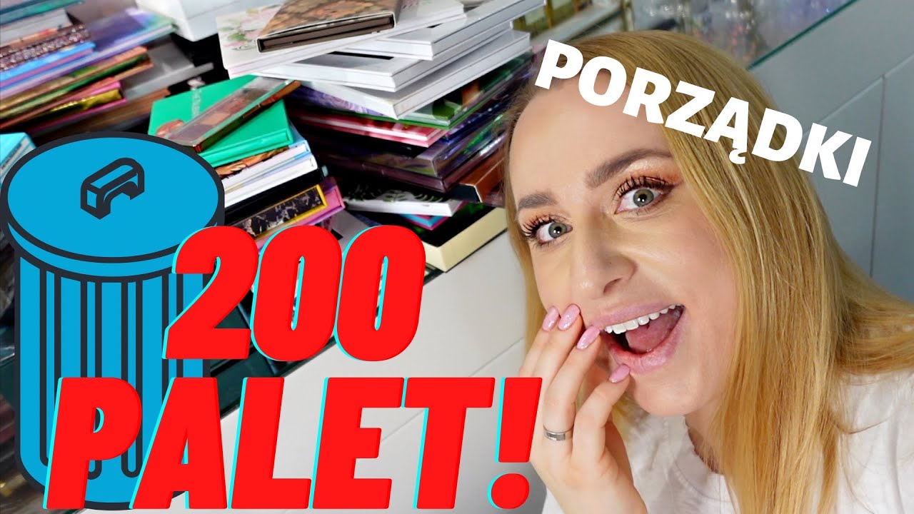 PORZĄDKI 🗑️ WYRZUCAM WIĘKSZOŚĆ PALET! 😱 SPRZĄTANIE TOALETKI 🧹🧼 🎨