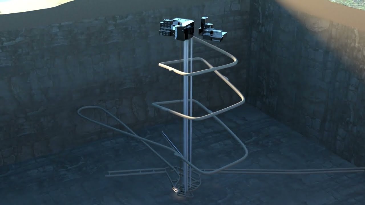 Posiva Oy animation of The Final Disposal of Spent Nuclear Fuel