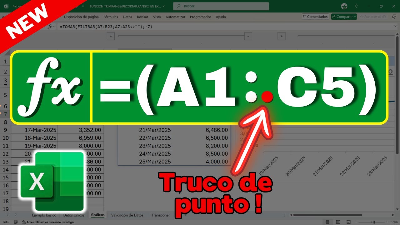 (TRIMRANGE) La NUEVA Función de Excel que lo CAMBIA TODO!