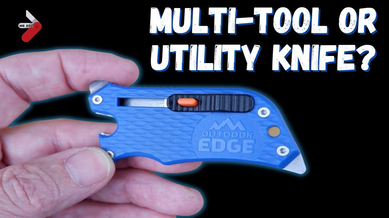 MULTI-TOOL or UTILITY KNIFE?? Outdoor Edge Slidewinder. Perfect for box-cutting and package opening