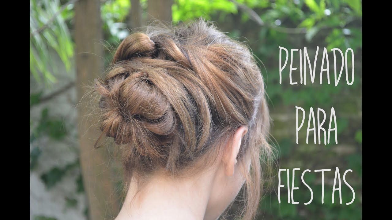 Peinado para fiestas | recogido fácil para pelo corto