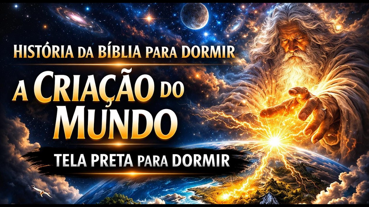 📖10H de Histórias Bíblicas Para Dormir🌙 | Gênesis: A Criação do Mundo | Com Tela Preta