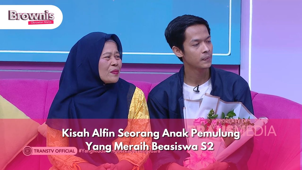 Kisah Alfin Seorang Anak Pemulung Yang Meraih Beasiswa S2 - BROWNIS (2/10/24) P3