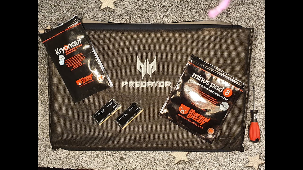 ACER Predator Helios 500 - Austausch des Stock RAM&acute;s & Erneuerung der W&auml;rmeleitpaste/-Pads (German)