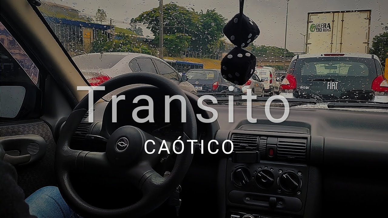 Transito pesado e Chuva- Corsa Wind POV