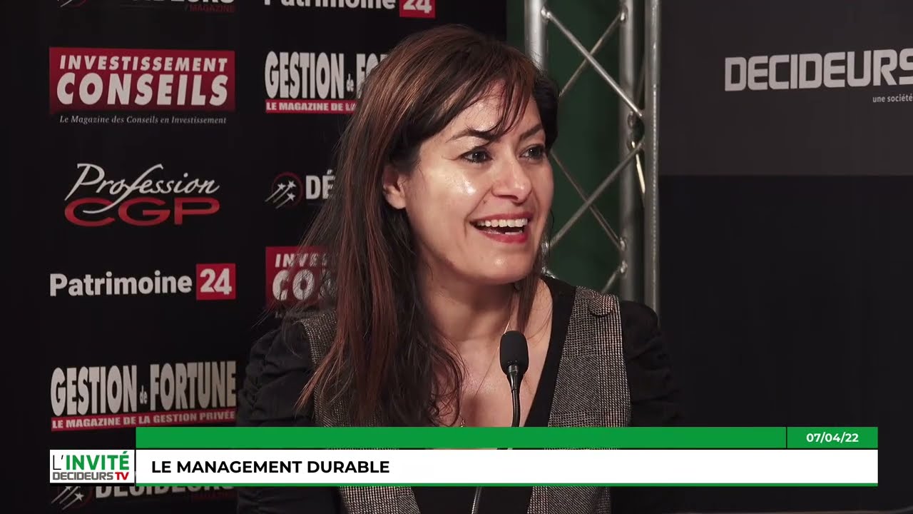 Convention Anacofi 2022 - Le management durable selon Hanane Carmoun