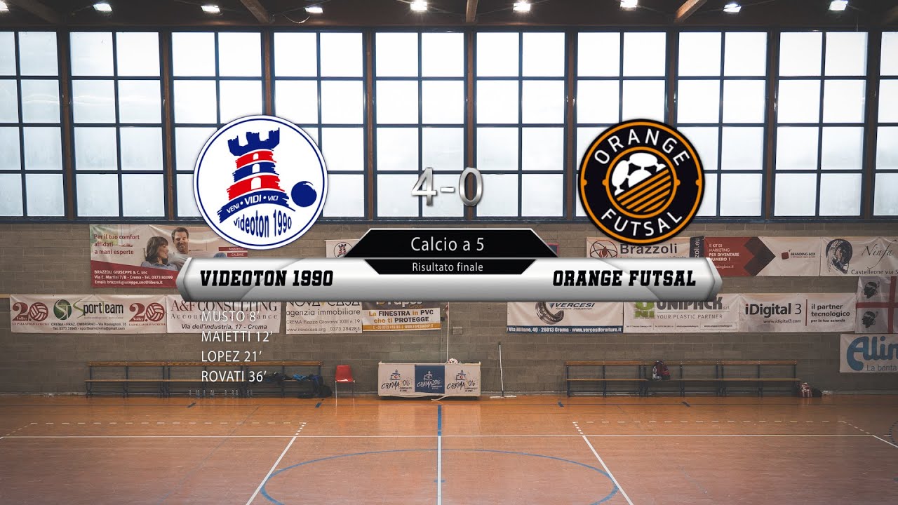 4^G | Videoton Crema c5 1990 - Orange futsal Asti: 4-0 | Highlights | Stagione 2023-24