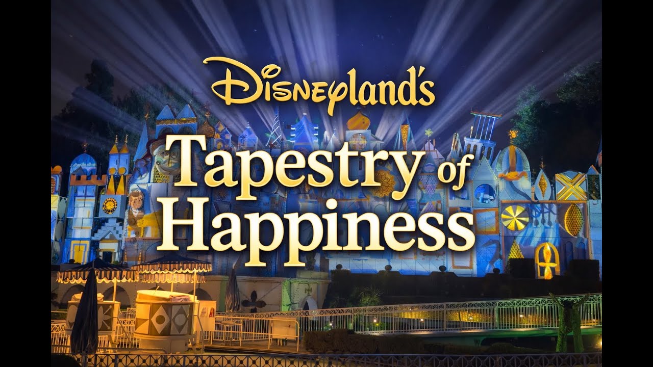4K Disneyland Tapestry of Happiness Projection Show - November 2025 - 70th Anniversary Celebration