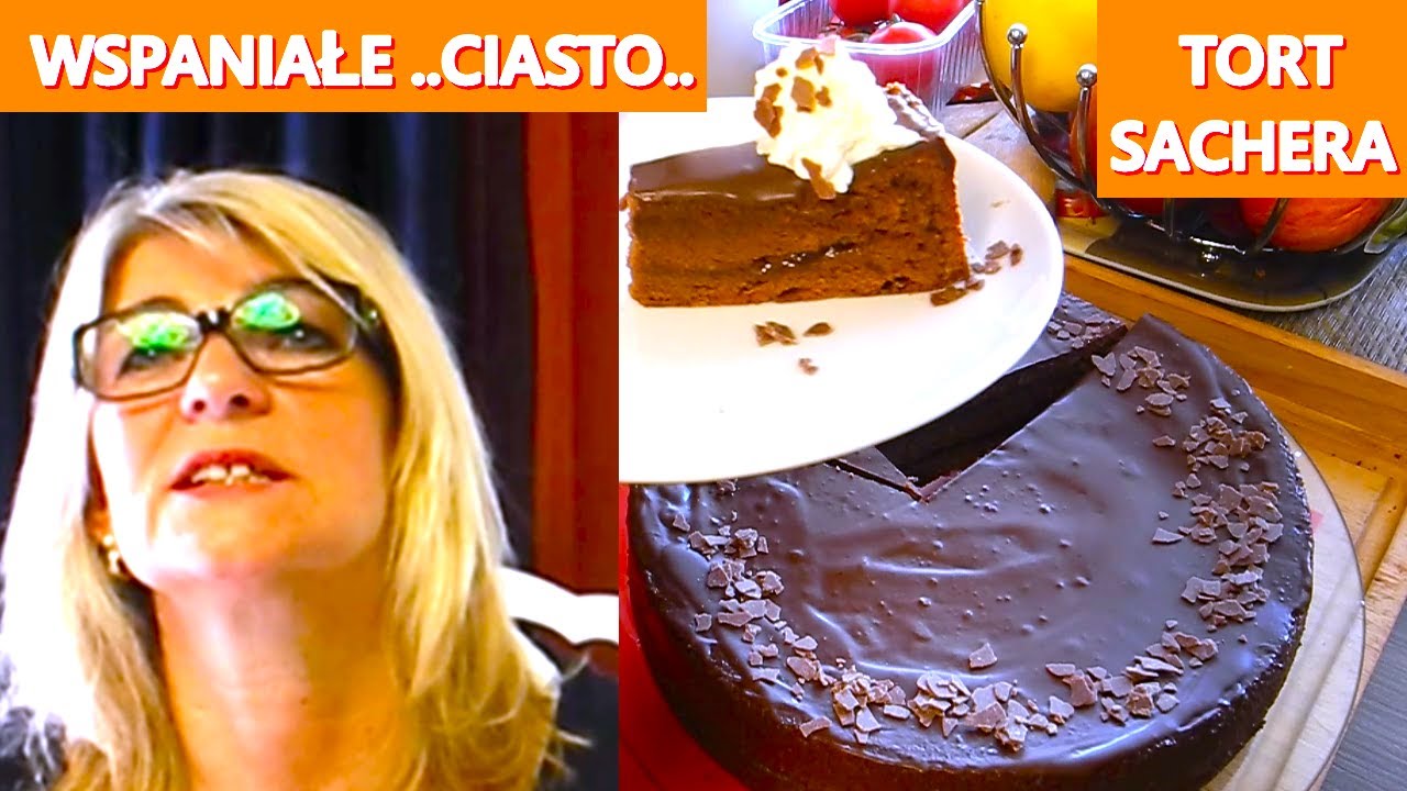 CIASTO TORT SACHERA PRZEPIS ŚWIĄTECZNE CZEKOLADOWE SACHERTORTE PYSZNY #babciabozenkagotuje Nr.675💓