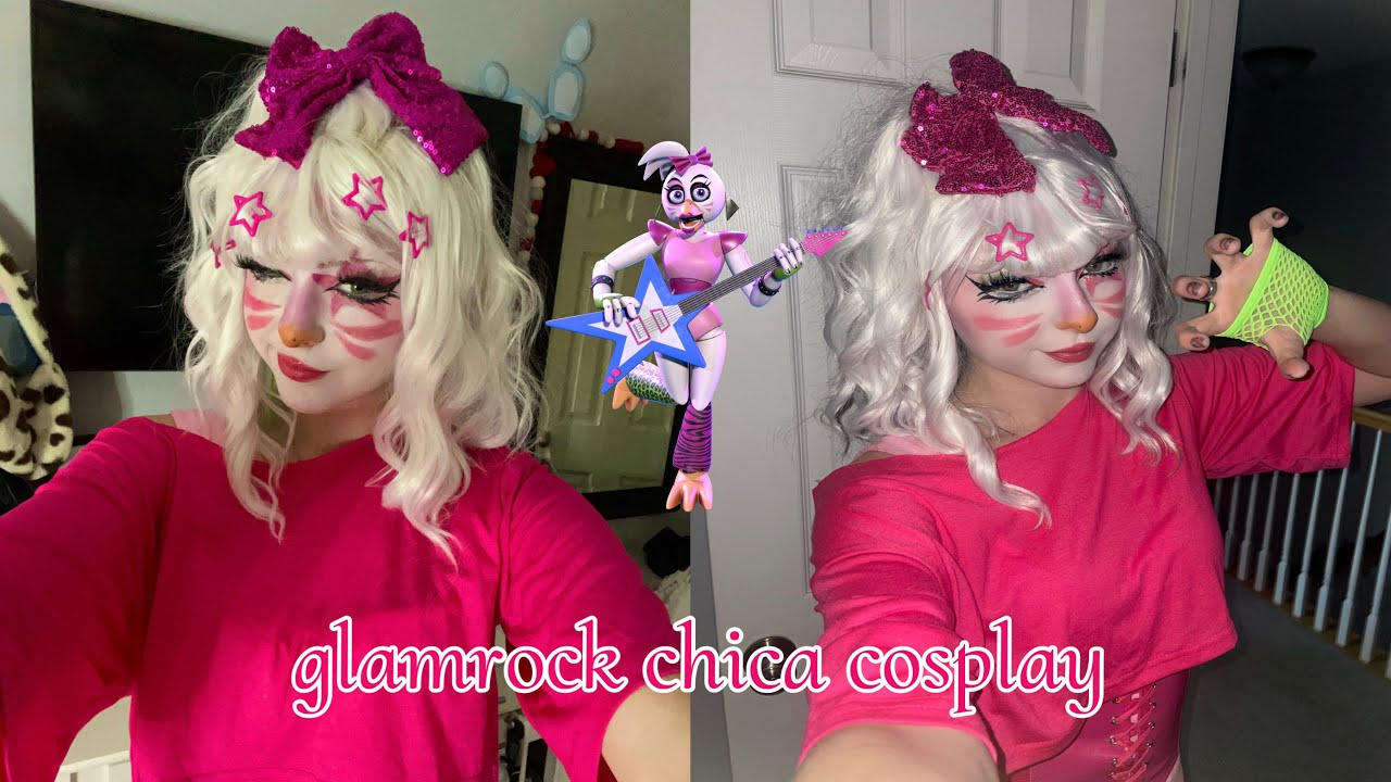 grwm as glamrock chica! | five nights at freddys cosplay