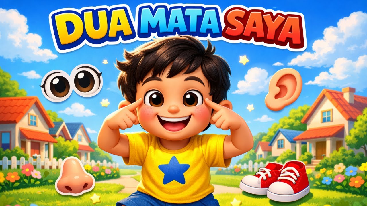 Dua Mata Saya 👀 | Lagu Anak Ceria| Animasi 3D Lagu Anak Indonesia